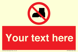 Custom No outdoor footwear